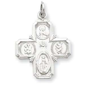  Sterling Silver 4 way Medal: West Coast Jewelry: Jewelry