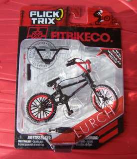 FLICK TRIX Finger Bike Toy LURCH Red & Black NEW  