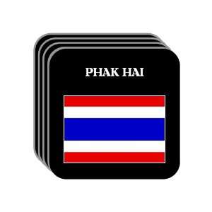  Thailand   PHAK HAI Set of 4 Mini Mousepad Coasters 