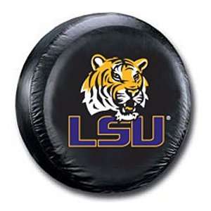LSU Tigers Black Tire Cover:  Sports & Outdoors