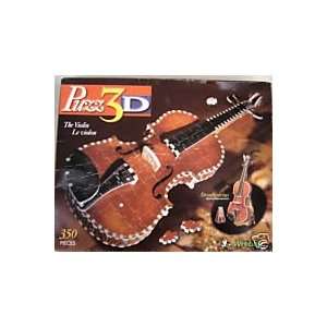   PUZZ 3D WREBBIT STRADIVARIUS REPLICA VIOLIN PUZZLE RARE Toys & Games