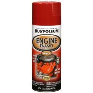   500 Degree Engine Enamel Spray Paint, Universal Red: Home Improvement