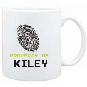  Mug White  Property of _ Kiley   Fingerprint  Female 