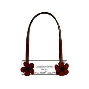  Cindys Button Purse Strap Miss Nae 24 Fudge Brown 