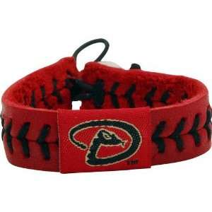 Arizona Diamondbacks Red Baseball Bracelet:  Sports 