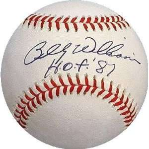    Billy Williams Autographed Baseball   HOF 87: Sports & Outdoors