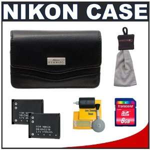  Nikon Coolpix 11632 Leather Digital Camera Case Bag + (2 