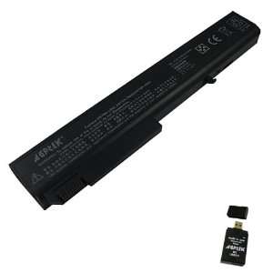 com 8 cell 4400 mAh Laptop Replacement Battery for HP EliteBook 8530p 