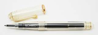 Reform (Germany) Rollerball Pen, Transparent, Gold Trim  