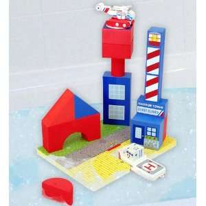    WaterBlocks Coast Guard Bathtime Play Set, 17 Piece: Toys & Games