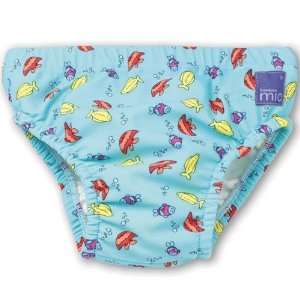  Bambino Mio Swim Nappy Large in Blue Fish Baby