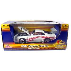  1995 Toyota Supra Import Tuners 1:18 Scale (White/Red 