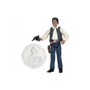   : Star Wars 3.75 Basic Figure Lando in Smuggler Outfit: Toys & Games