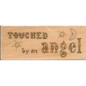 Touched by an Angel Boyds Collection Wood Mounted Rubber Stamp (E21121 