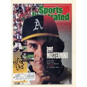  Tony La Russa Autographed/Hand Signed March 12, 1990 