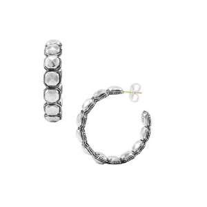  Lagos Rocks Large Hoop Earrings Jewelry