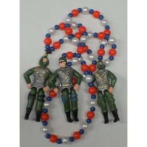  GI JOE NEW ORLEANS MARDI GRAS BEADS 