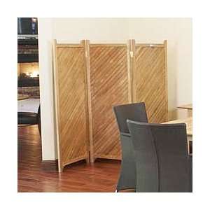   Teak Wood Folding Shoji Screen Privacy Partition