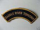 saddle river nj township vintage patch 1960s new jersey usa