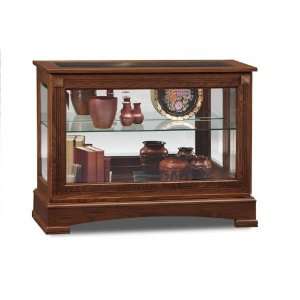    Sliding Door Copper Console by Leick Furniture