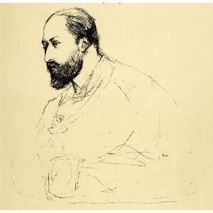   Edward VII Bastien LePage Art   Original Engraving
