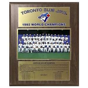  MLB Blue Jays 1992 World Series Plaque
