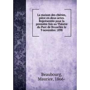   Parc de Bruxelles le 9 novembre 1898 Maurice, 1866  Beaubourg Books