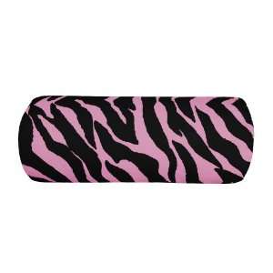  Zebra Pink Bolster Pillow by Karin Maki: Home & Kitchen