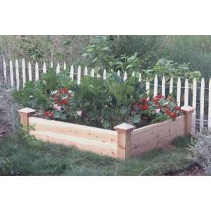   Series 3 Copper Cap Finial Raised Planting Bed: Patio, Lawn & Garden