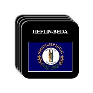  US State Flag   HEFLIN BEDA, Kentucky (KY) Set of 4 Mini 
