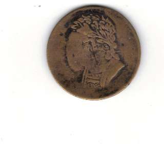 1820 Lower Canada Bust and Harp Token RP963  