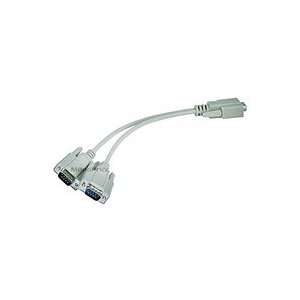   Serial Mouse or Monitor Splitter cable   (1) DB9 female to (2) DB9