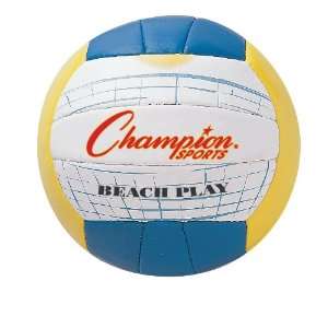  Champion Sports Beach Play Volleyballs VB6N WHITE/BLUE 