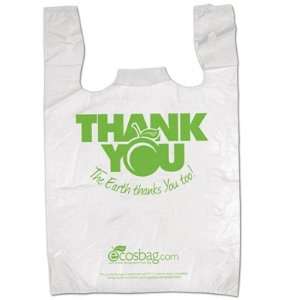  T Shirt Bag Earth Friendly 11 1/2 x 6 1/2 x 21 