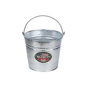  3 PACK GALVANIZED HOT DIPPED PAIL, Color: STEEL; Size: 12 