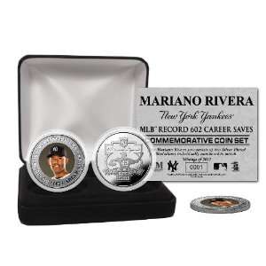  Mariano Rivera All Time Saves Record Silver Coin Set 