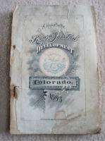 Antique 1893 A REPORT ON THE RESOURCES AND INDUSTRIAL DEVELOPMENT OF 
