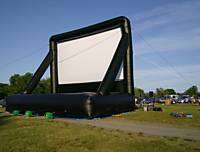 32ft Inflatable Movie Screen w/ Front & Rear Projection  