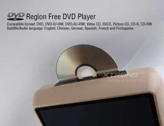 Headrest Touch Screen High Definition DVD Player Grey HD906 
