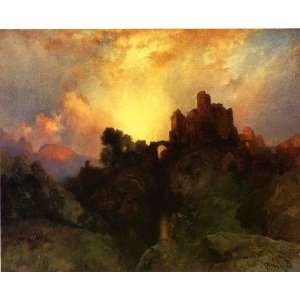   paintings   Thomas Moran   24 x 20 inches   Caledonia, Stern and Wild