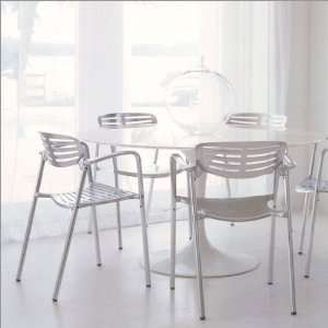   Toledo Chairs Saarinen Dining Table With Toledo Stacking Chairs