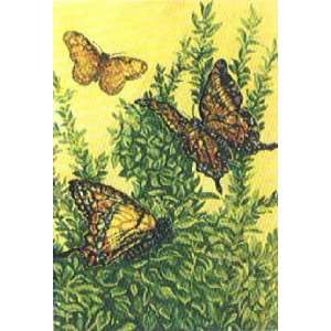    Butterflies in Flight   Toland Art Banner Patio, Lawn & Garden