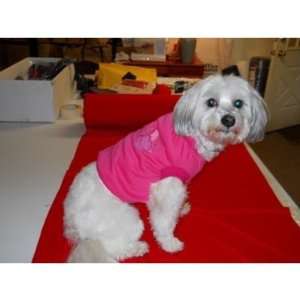 Joybies Hot Pink Sporty Sweatshirt for Large Dog (Measuring 17 Inches 