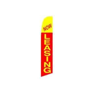  Now Leasing Swooper Flag (Yellow & Red)