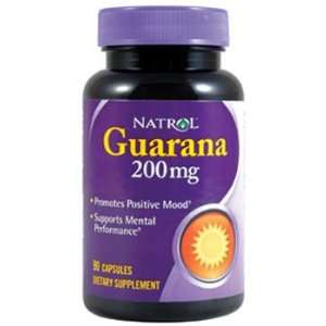  Guarana ( Helps Boost Energy ) 200 mg 90 Capsules Natrol 