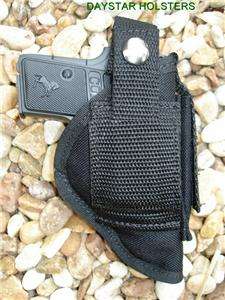 BELT/CLIP NYLON HOLSTER w/ MAG POUCH for RUGER LCP 380  