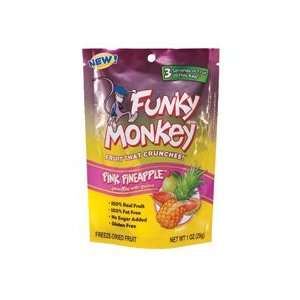 Funky Monkey, Pink Pineapple Dried Fruit, 12/1 Oz