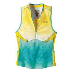   Womens Zoot TRIfit Ombre Lace Tank Sports Bra Top: Sports & Outdoors