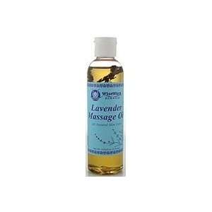    WiseWays Herbals   Lavender Massage Oil 4 oz   Gift Oils: Beauty