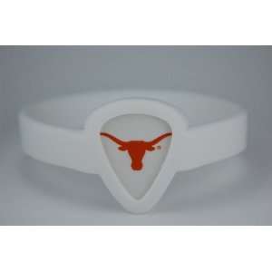 University of Texas Guitar Picks & Pickbandz Bracelet (White) Gift 